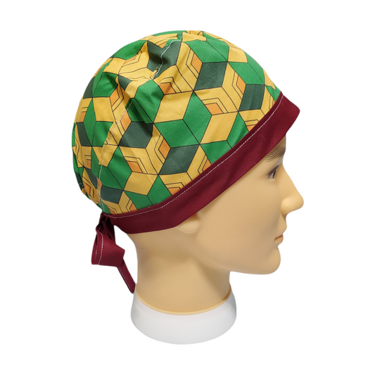 Gorro Médico Color Band Pelo Corto Giyu