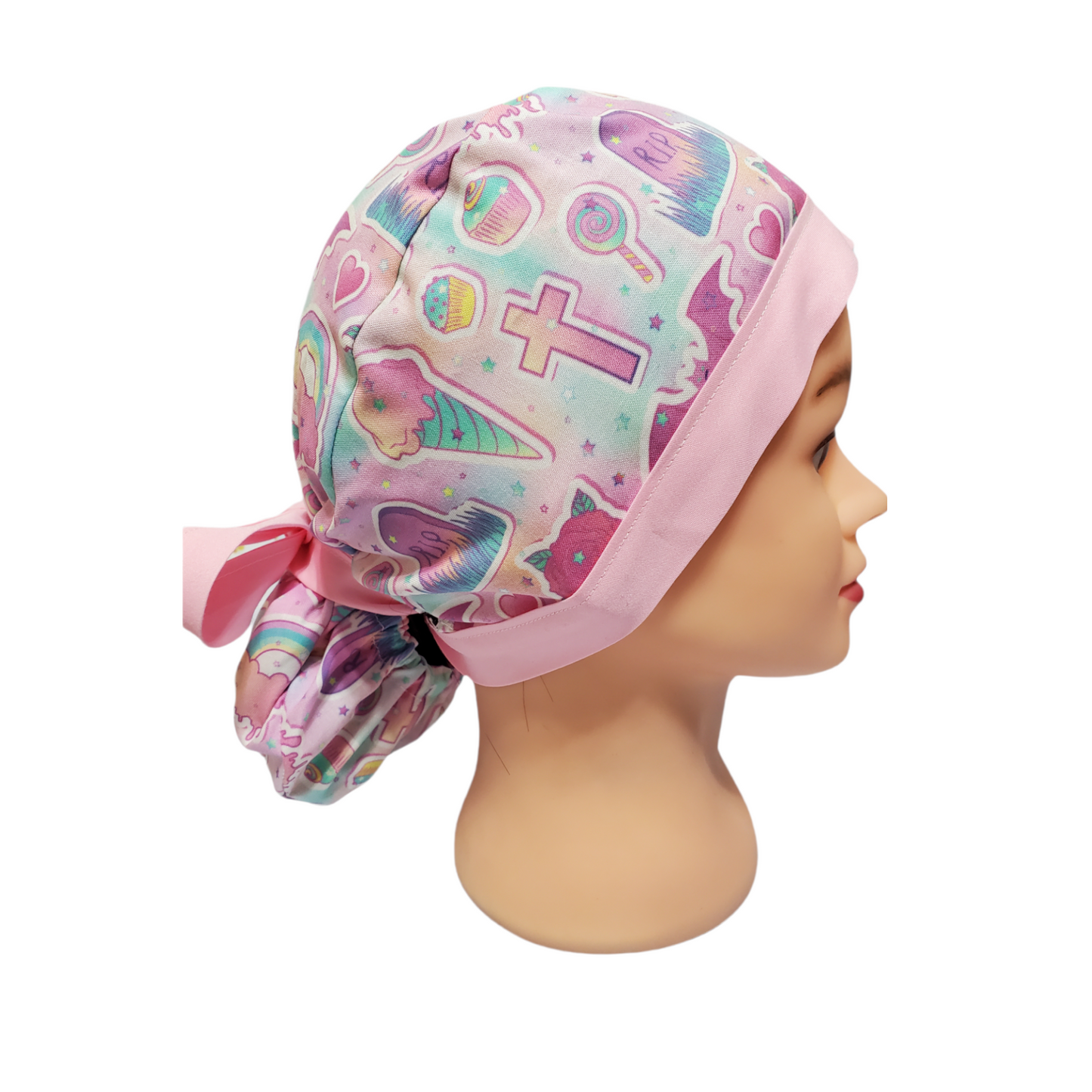 Pastel Kawaii Oh! Sin gorro quirúrgico