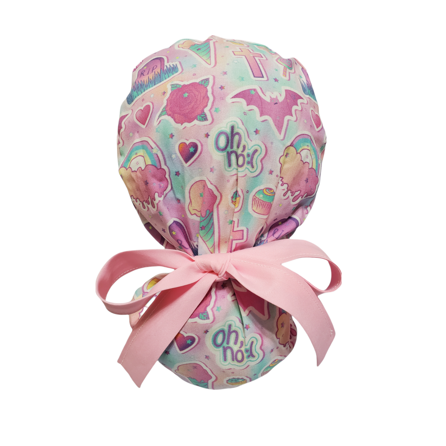 Pastel Kawaii Oh! Sin gorro quirúrgico