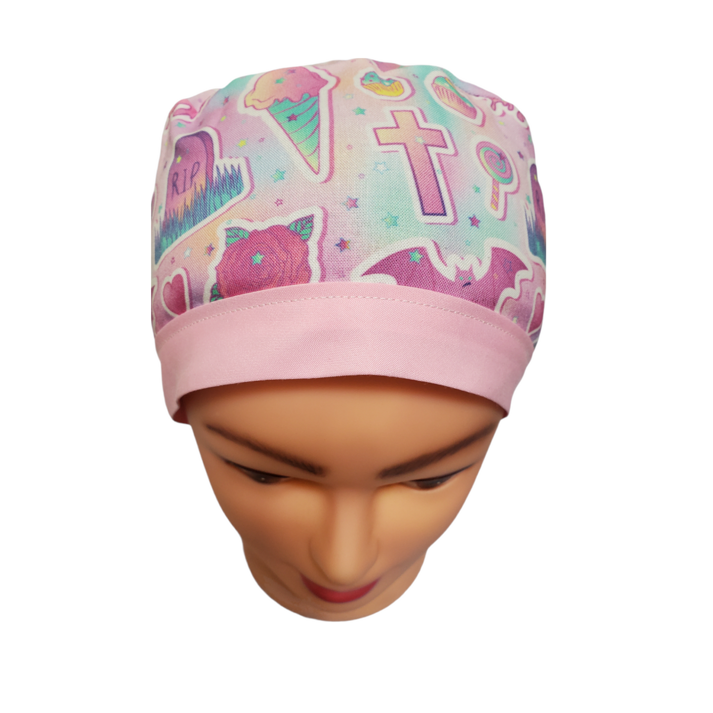 Pastel Kawaii Oh! Sin gorro quirúrgico