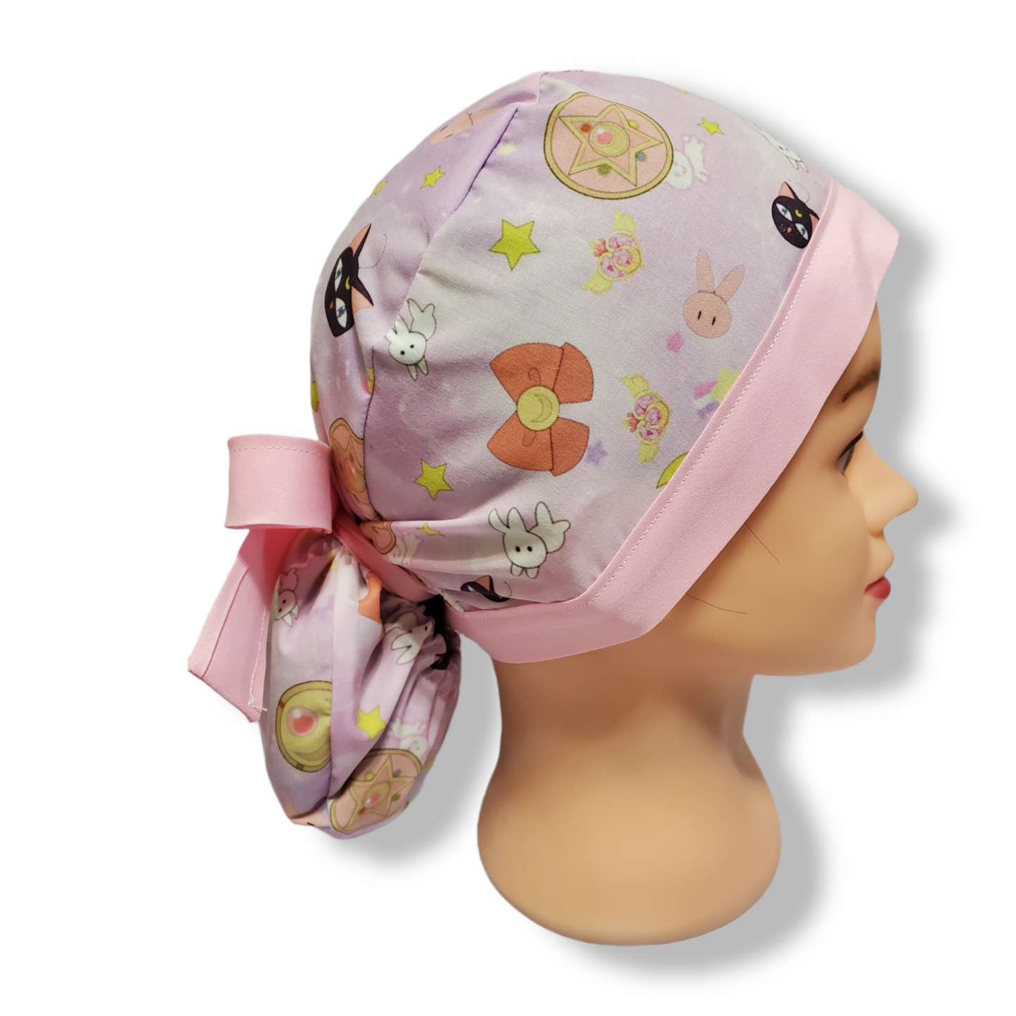 Gorro Médico Conejito, Lazos, Estrellas y Bolígrafo