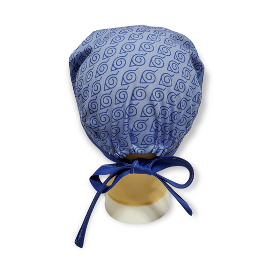 Color Banda Pelo Corto Azul Símbolo Ninja