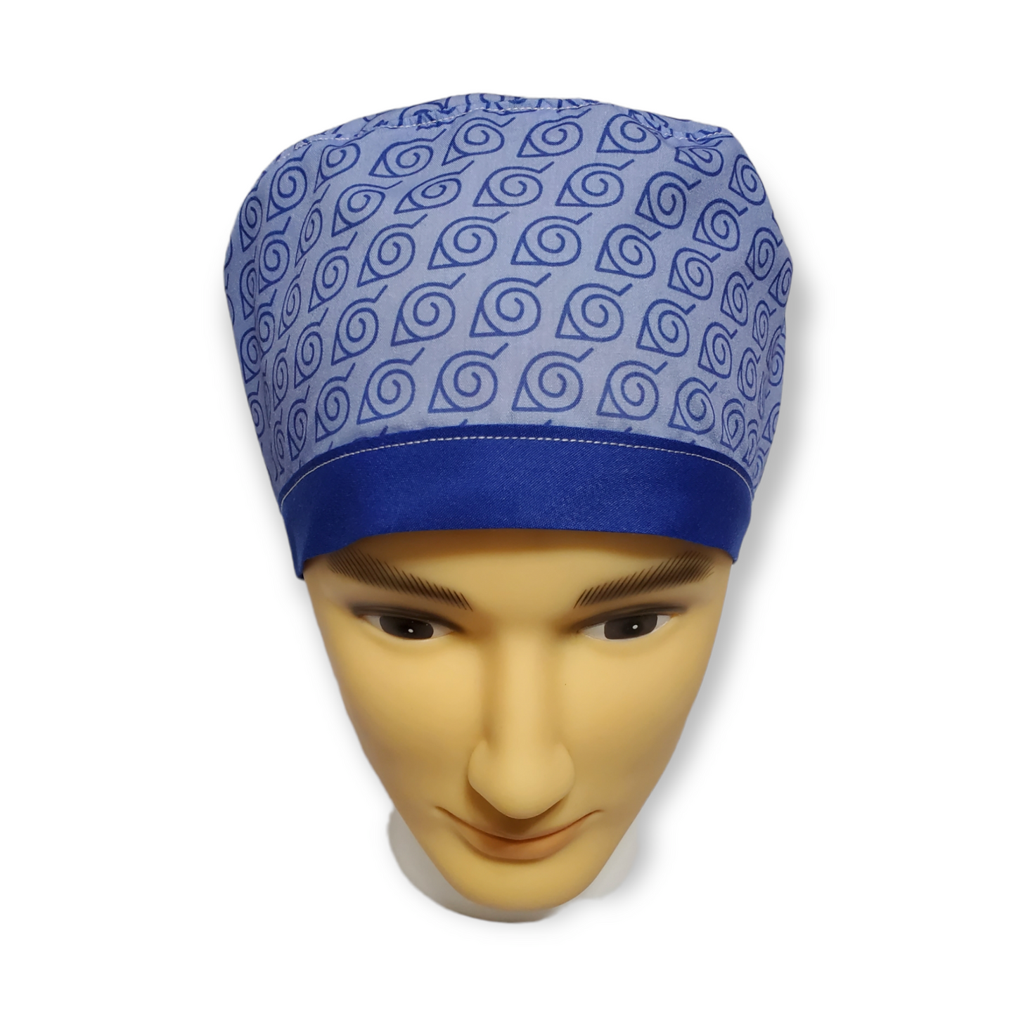 Color Banda Pelo Corto Azul Símbolo Ninja