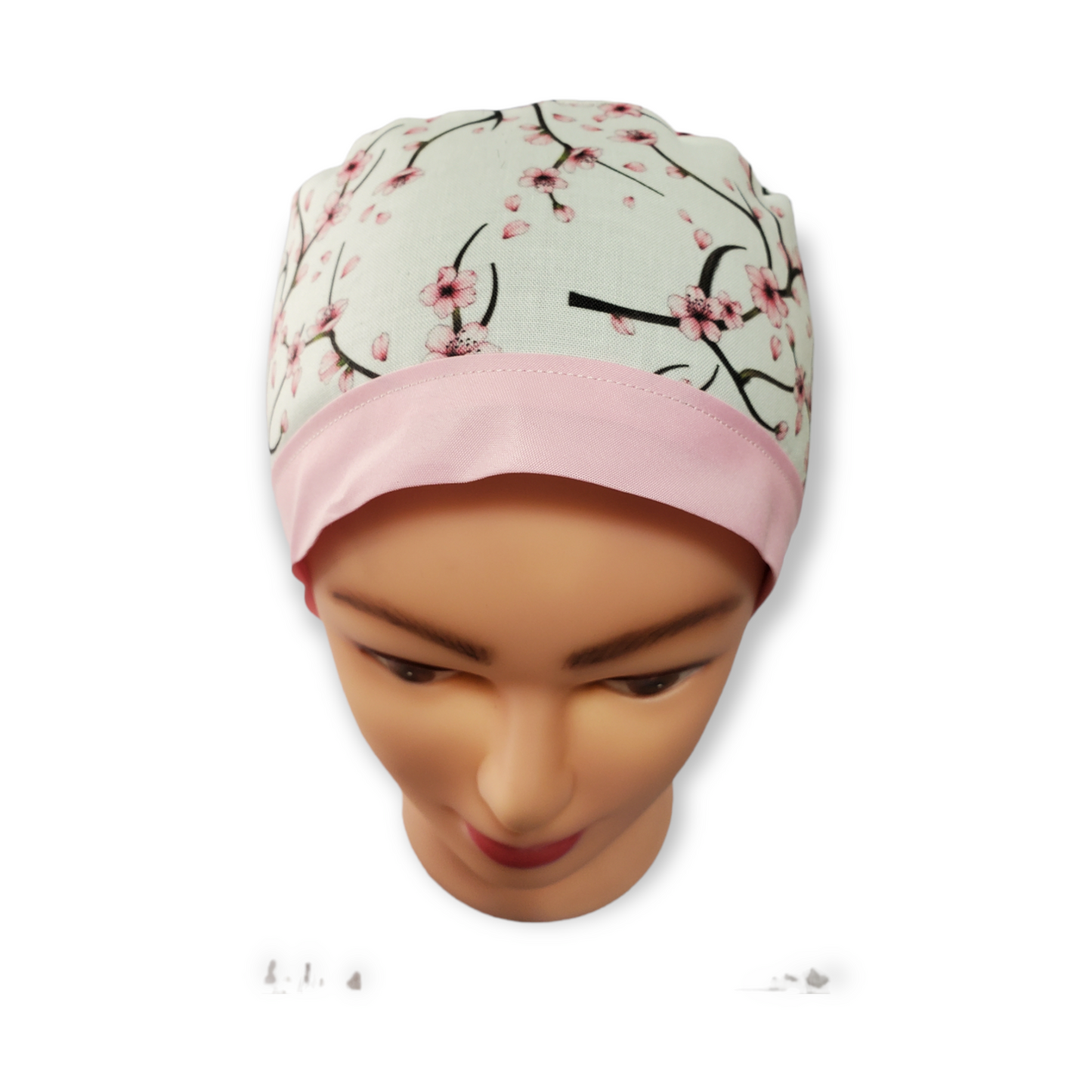 Gorro Médico Rosa Sakura Tree