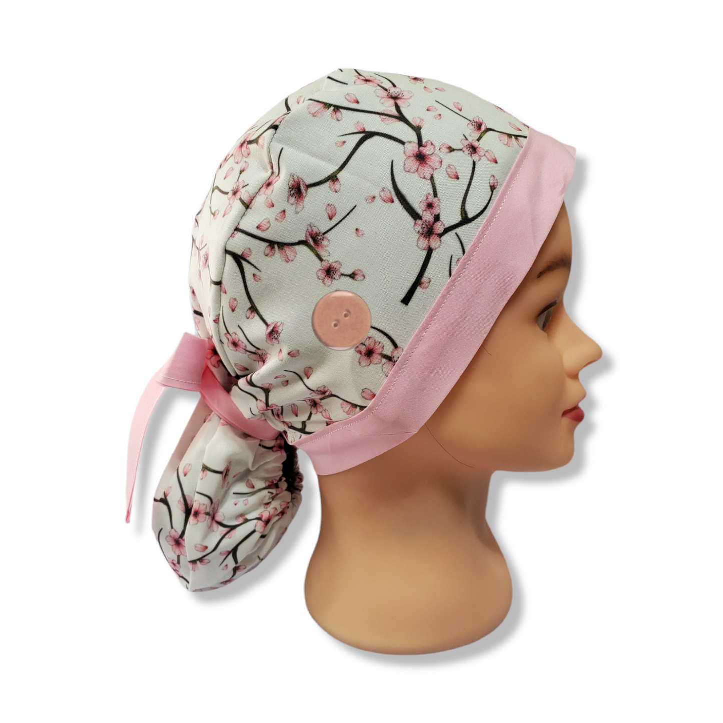 Gorro Médico Rosa Sakura Tree