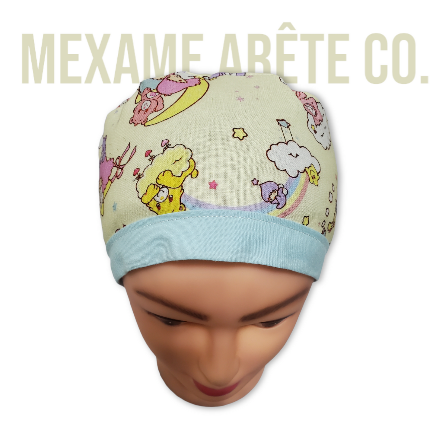 Gorro Médico Amarillo Twin Pastel