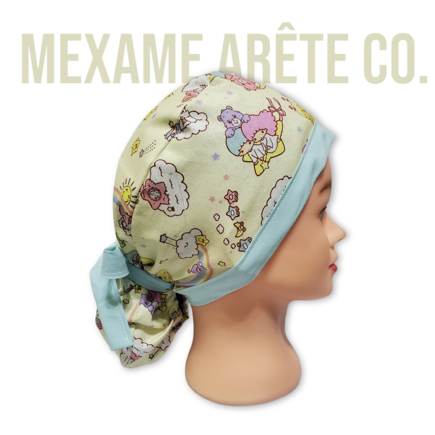 Gorro Médico Amarillo Twin Pastel