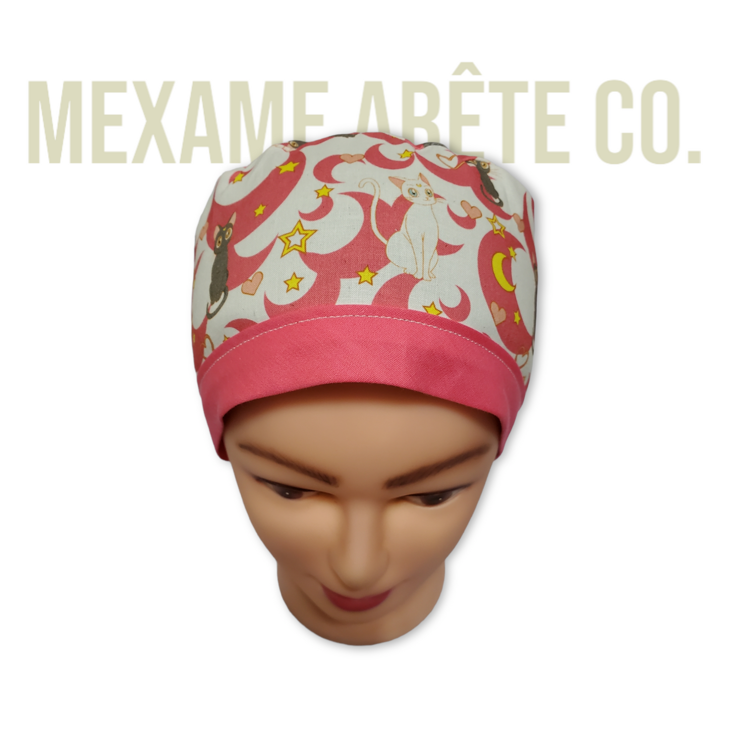 Gorro Médico Luna Cat Rose