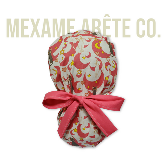 Gorro Médico Luna Cat Rose