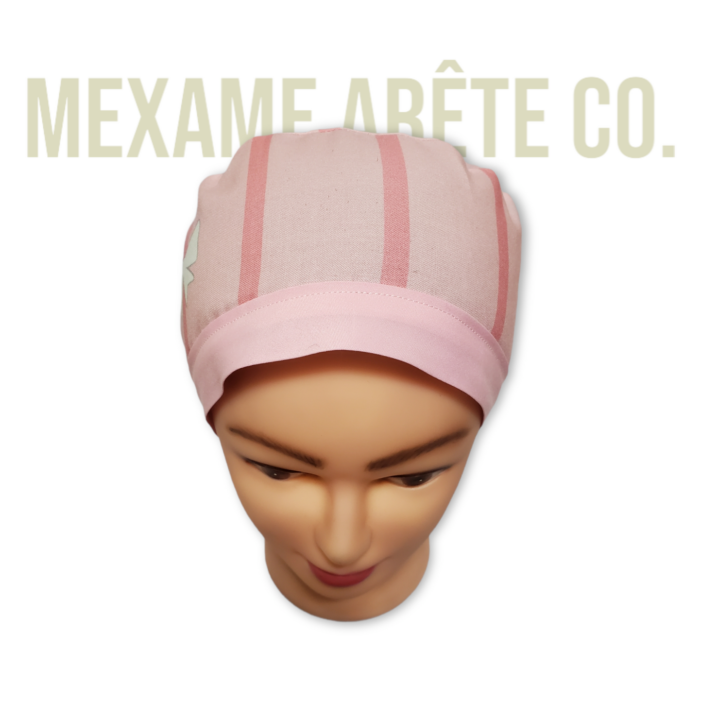 Gorro Médico Rosa Pastel Estilo Lolita