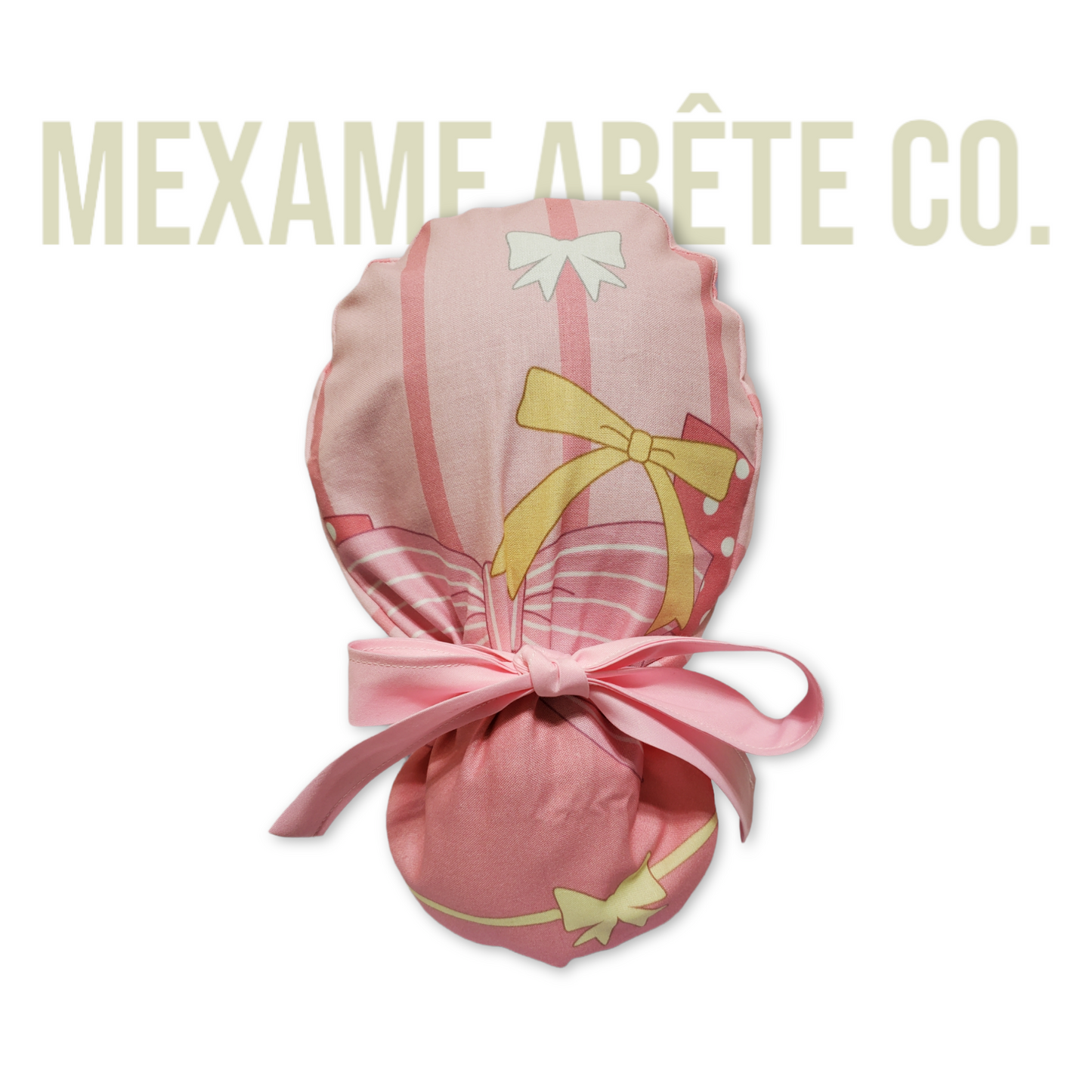 Gorro Médico Rosa Pastel Estilo Lolita