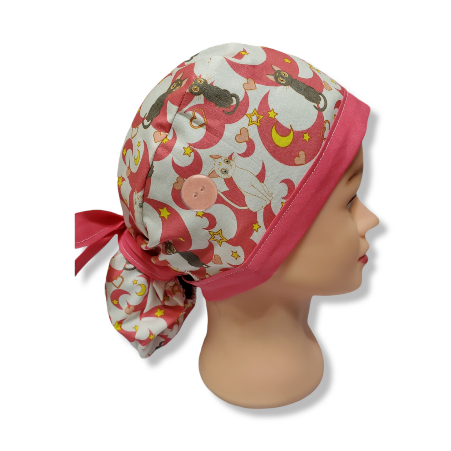 Gorro Médico Luna Cat Rose