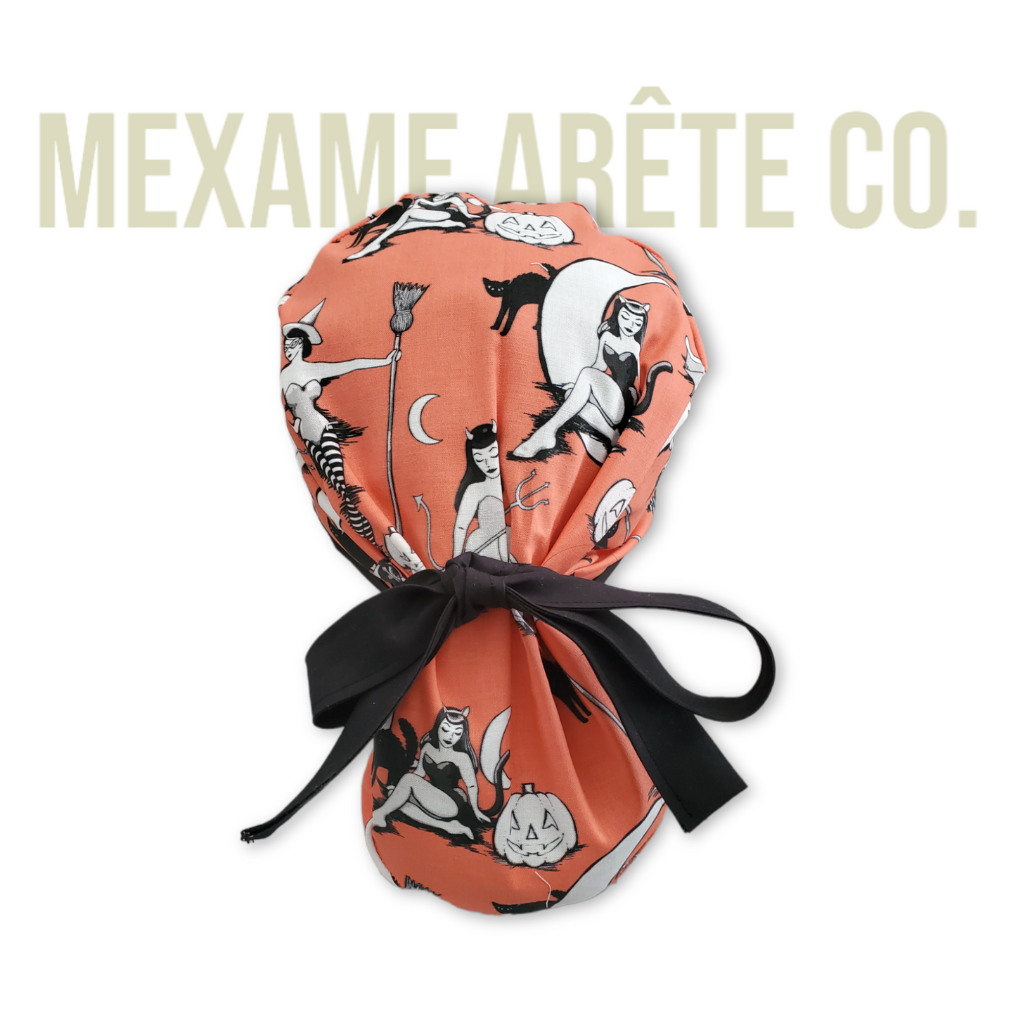 Gorra de exfoliación de Halloween de brujas vintage