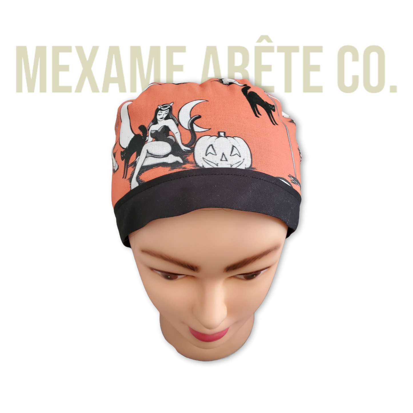 Gorra de exfoliación de Halloween de brujas vintage