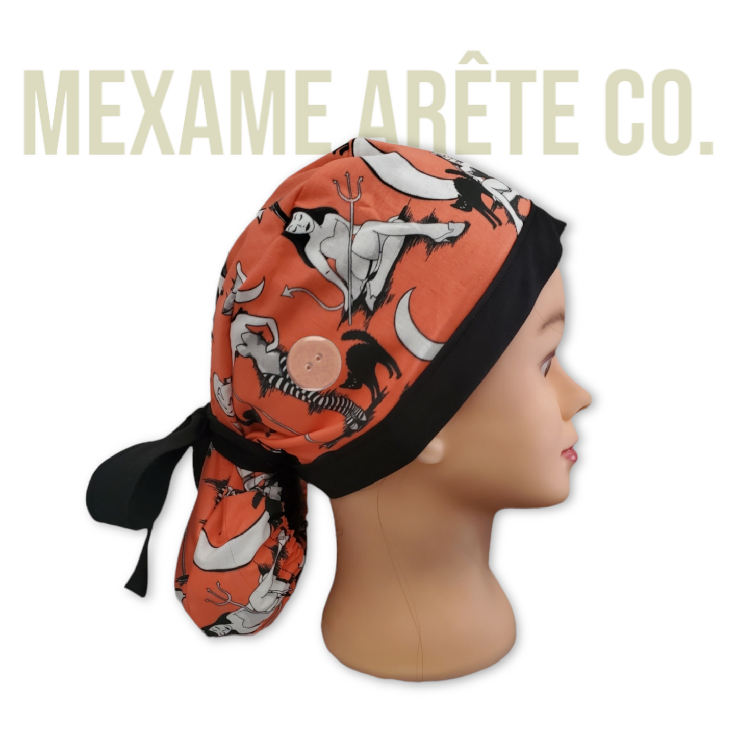 Gorra de exfoliación de Halloween de brujas vintage