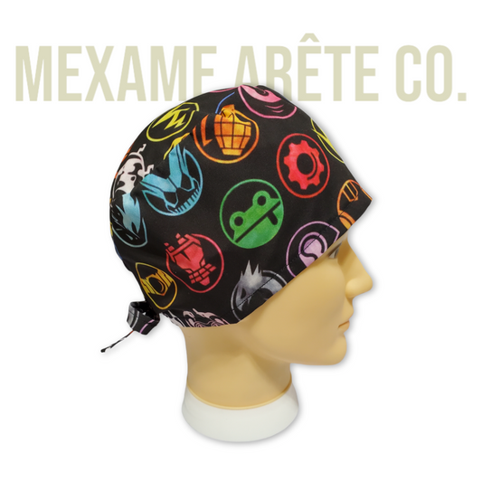 Gorro Médico de Pelo Corto Símbolos de Anime Japonés