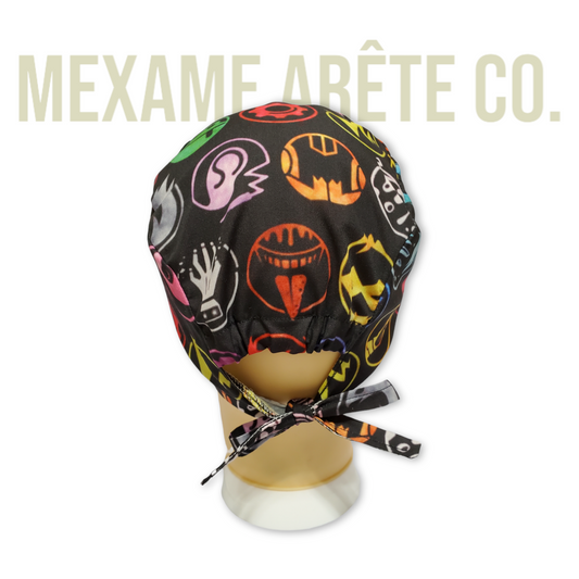 Gorro Médico de Pelo Corto Símbolos de Anime Japonés