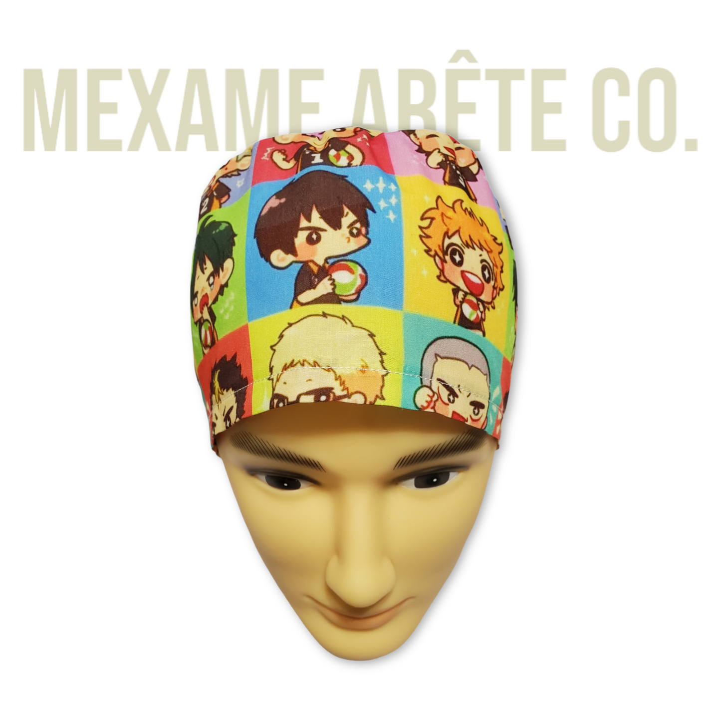 Gorro Médico Pelo Corto Colorful VolleyBall Guys