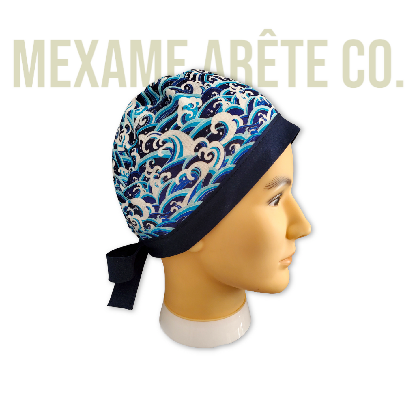 Color Band Pelo Corto Kimono Azul Marino