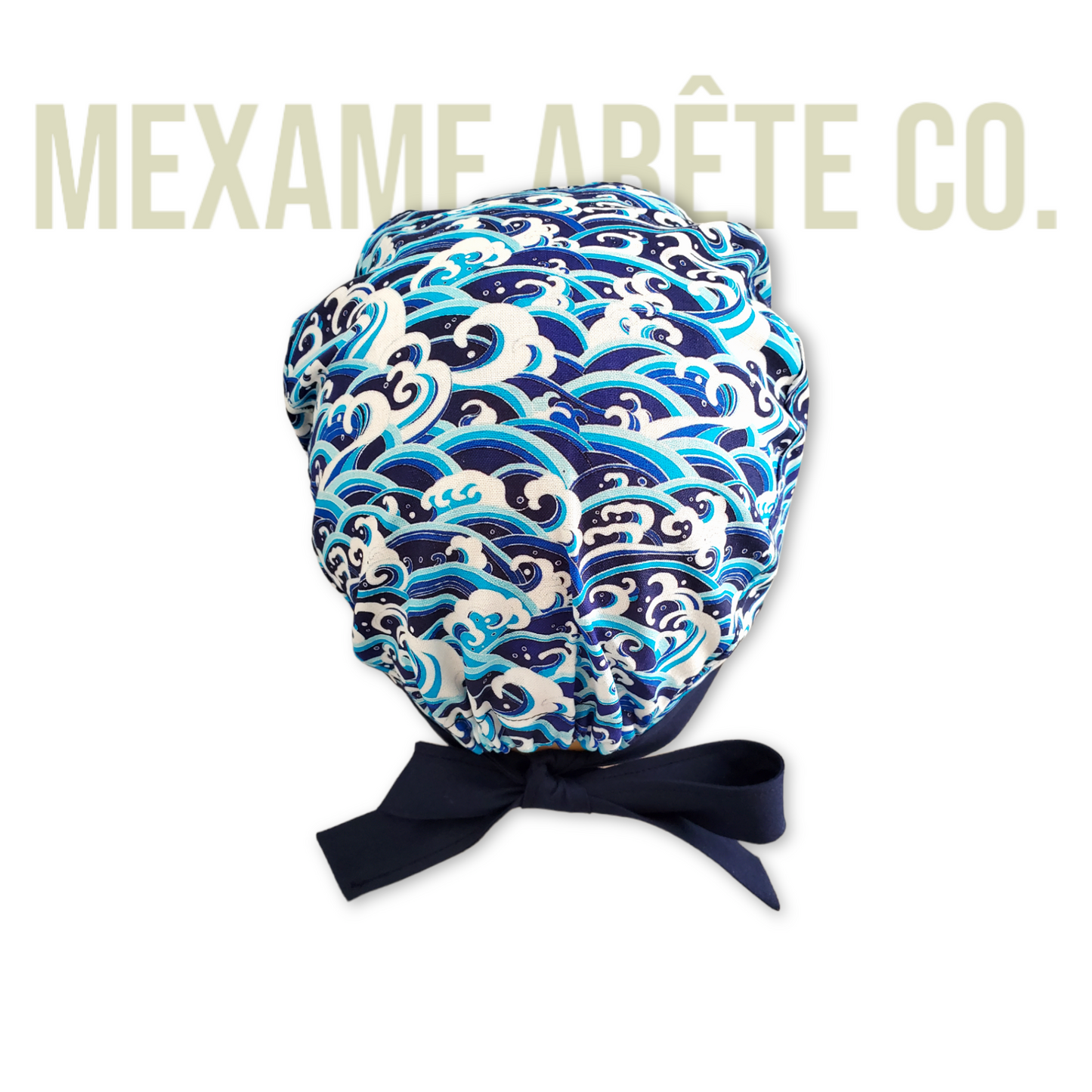 Color Band Pelo Corto Kimono Azul Marino