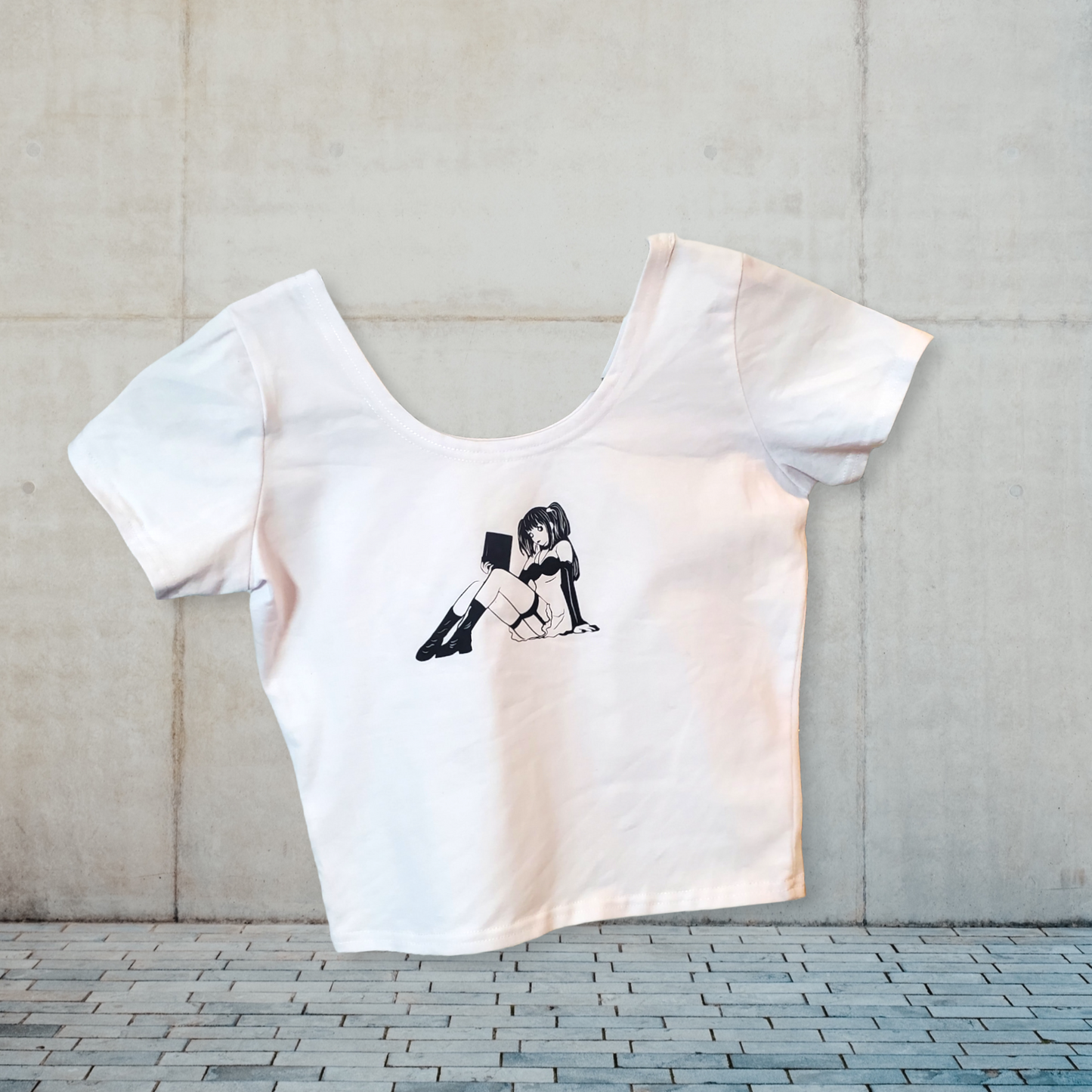 DN White Crop Top