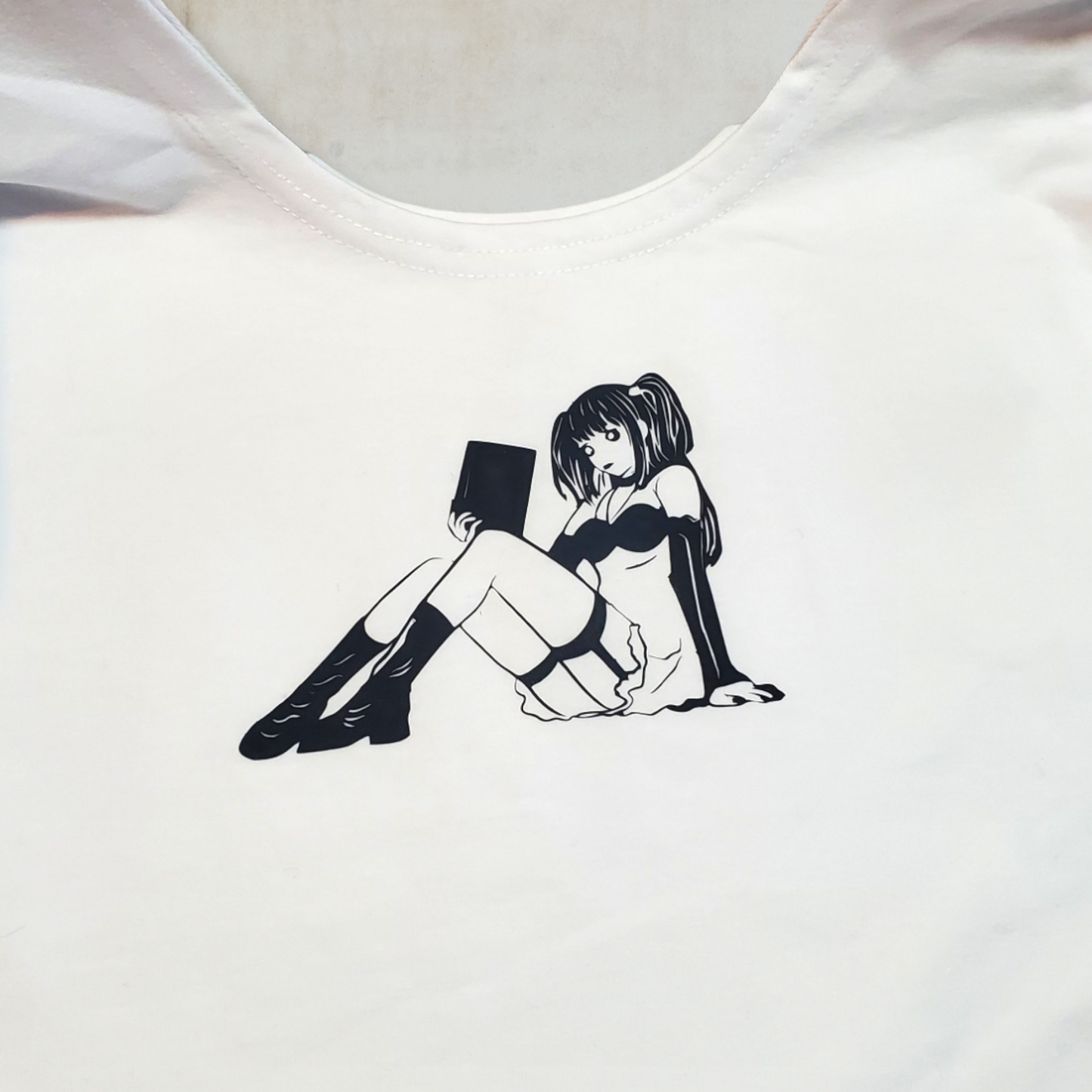DN White Crop Top