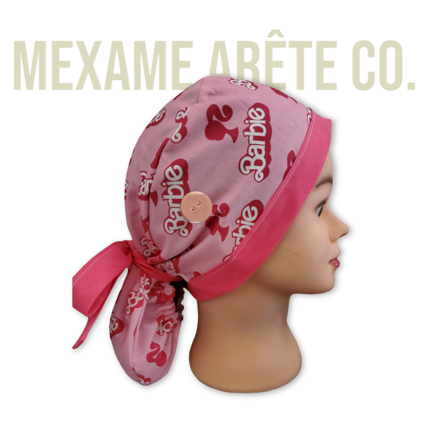 Gorro Médico Linda Muñeca Rosa Bebé
