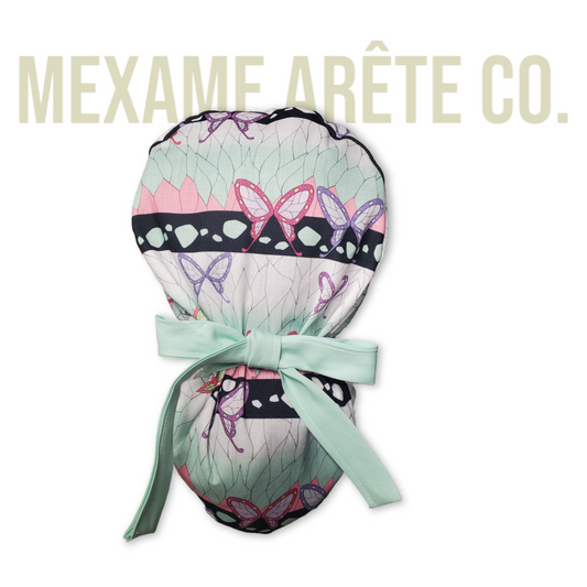 Gorro Médico Tradicional Kimono Mariposa Shinobu