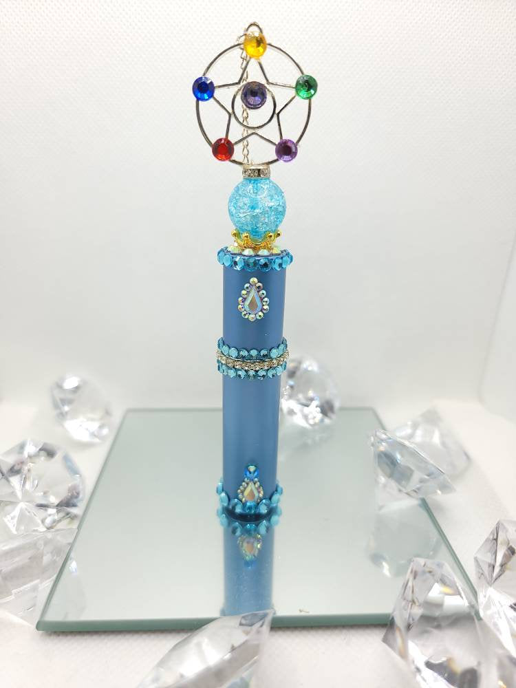 Botella de spray vacía Perfume Atomizador recargable Moon Wand