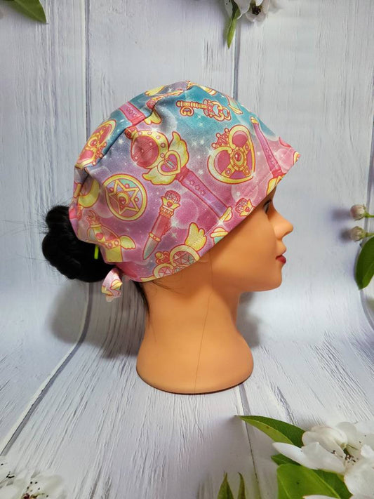 Short Hair Scrub Cap Magical Girls