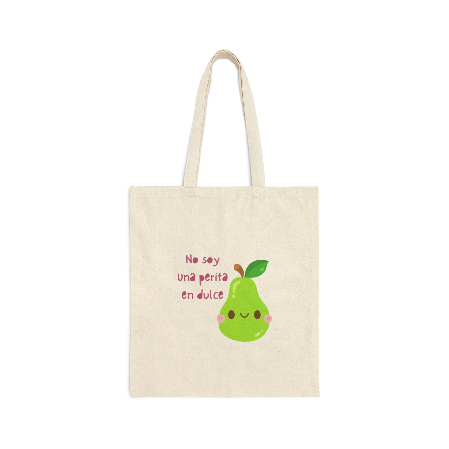 Cotton Canvas perita en dulce, kawaii mexican phrase Tote Bag, cute words bag, funny phrase, cool bags, gifts for friends, girlfriend