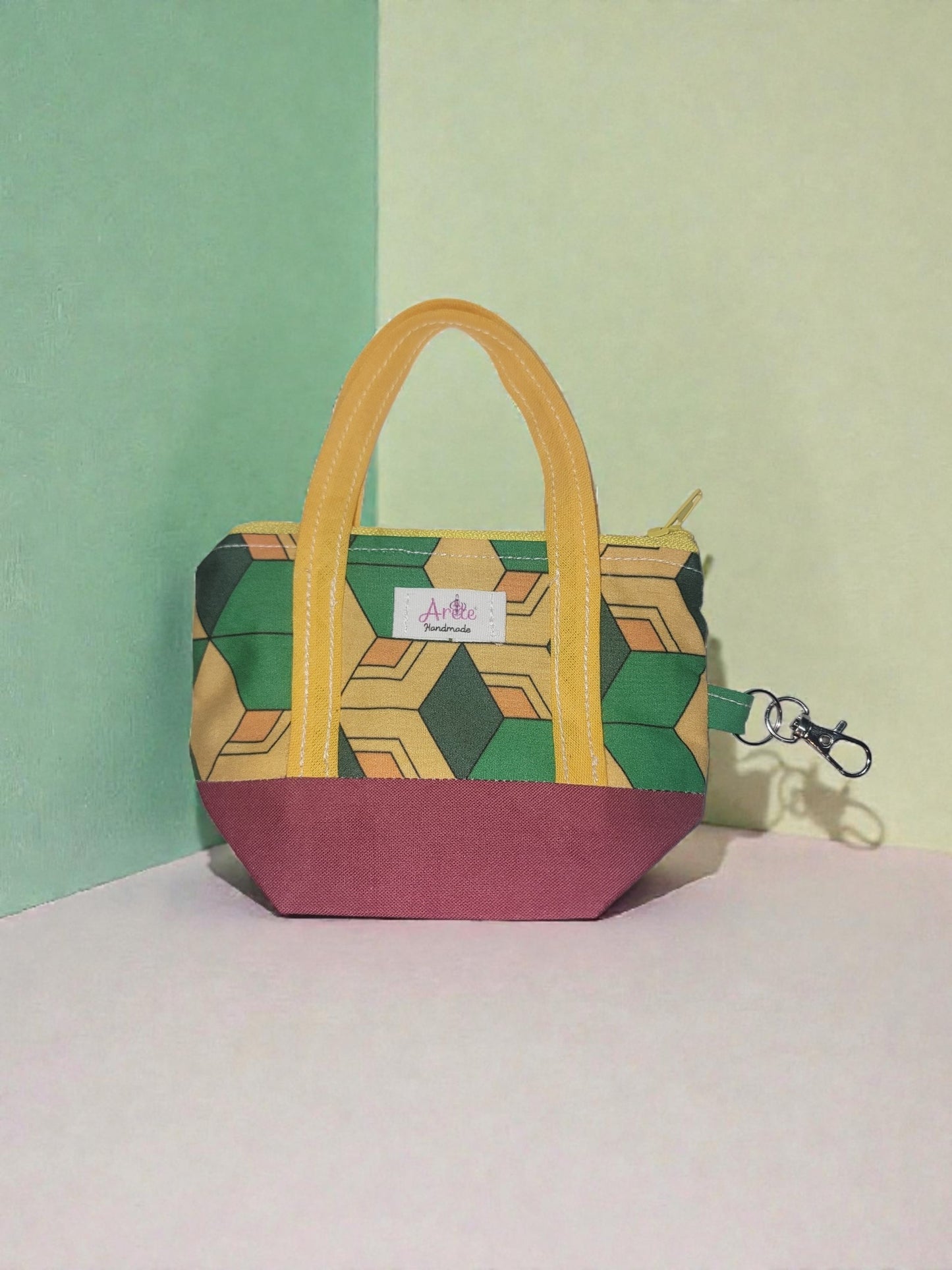 Giyu mini tote bag keychain