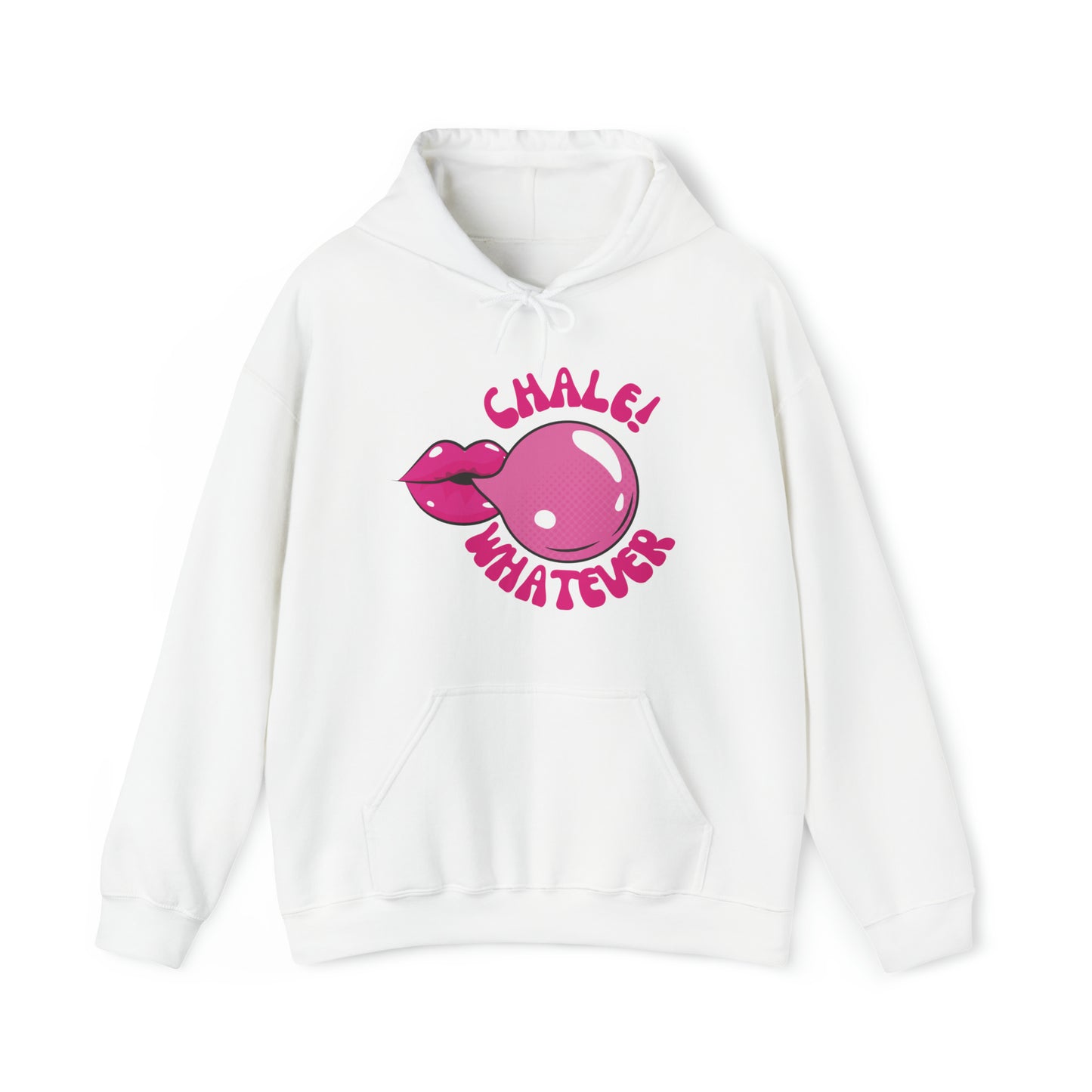 Unisex Heavy Blend™ Hooded Sweatshirt Bubble gum lips mexican words