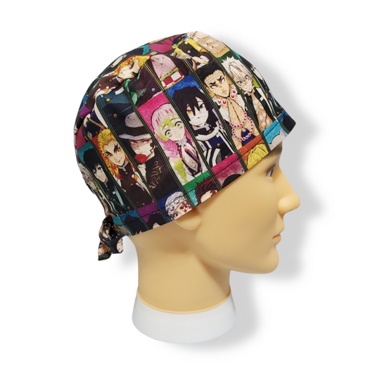 Gorro Médico Pelo Corto Kimono Punishers