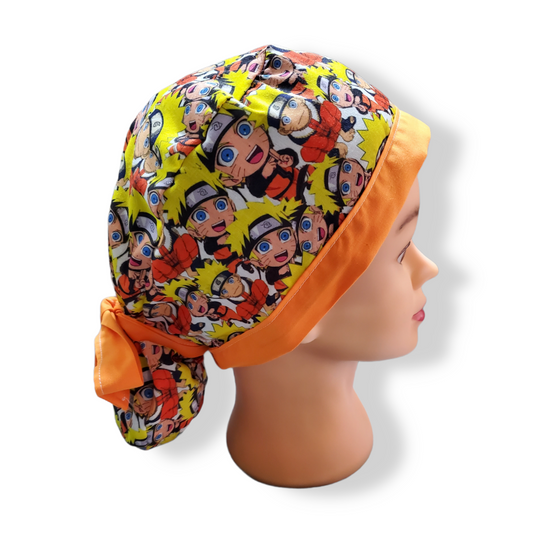 Scrub Cap Ninja Shippuden Orange